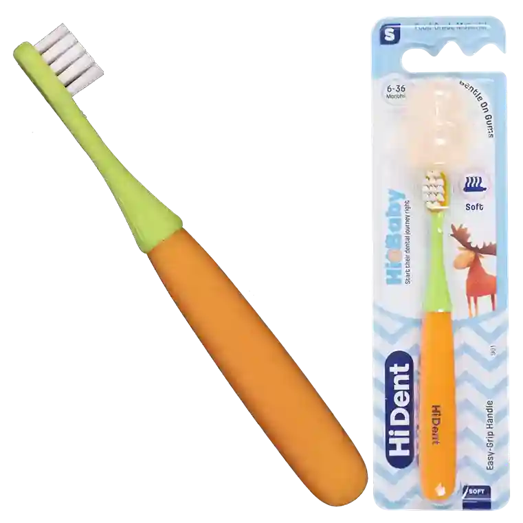 مسواک های بی بی هایدنت HiBaby Hi Dent Toothbrush-نارنجی-5