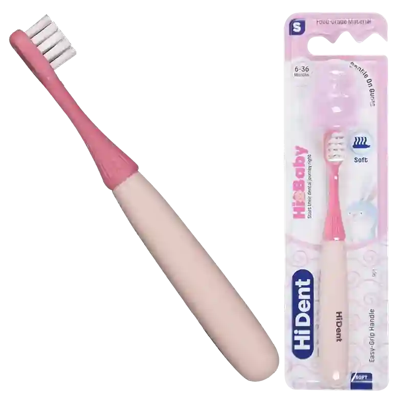 مسواک های بی بی هایدنت HiBaby Hi Dent Toothbrush-گلبهی-6