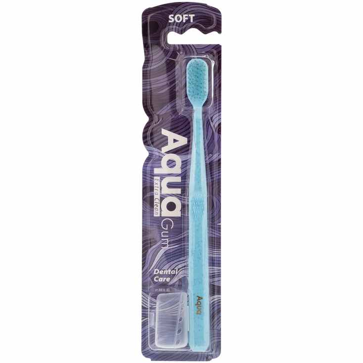 1 مسواک آکواگام مدل Extra Clean- برس نرم AquaGum Extra Clean Toothbrush_Soft مسواکالا مسواک کالا mesvakala