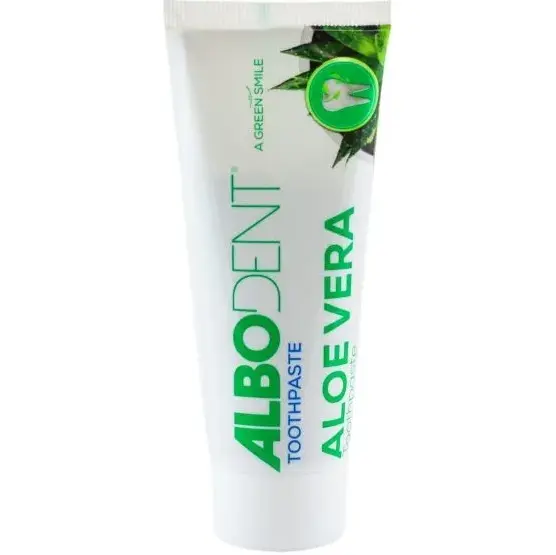 1_خمیردندان-گیاهی-آلوئه_ورا-آلبودنت-۷۵-میل–-فاقد-فلوراید-Albodent-Aloe-Vera-Herbal-Toothpaste-75ml-–-Fluoride-Free-مسواکالا-مسواکالا-Mesvakala