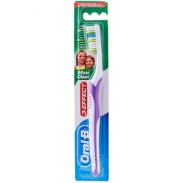 1مسواک دستی اورال-بی مدل Effect 3 Maxi Clean با بر