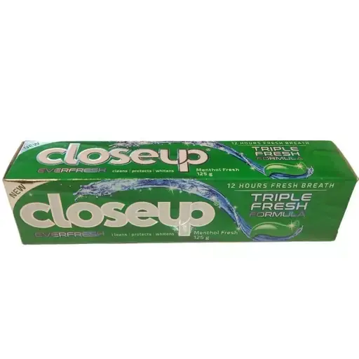 2خمیر دندان کلوز آپ اور فرش نعنایی close up ever fresh menthol fresh gel toothpaste مسواکالا مسواک کالا mesvakala