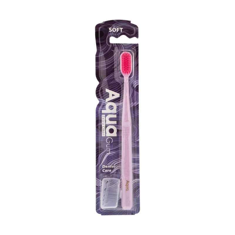 4 مسواک آکواگام مدل Extra Clean- برس نرم AquaGum Extra Clean Toothbrush_Soft مسواکالا مسواک کالا mesvakala