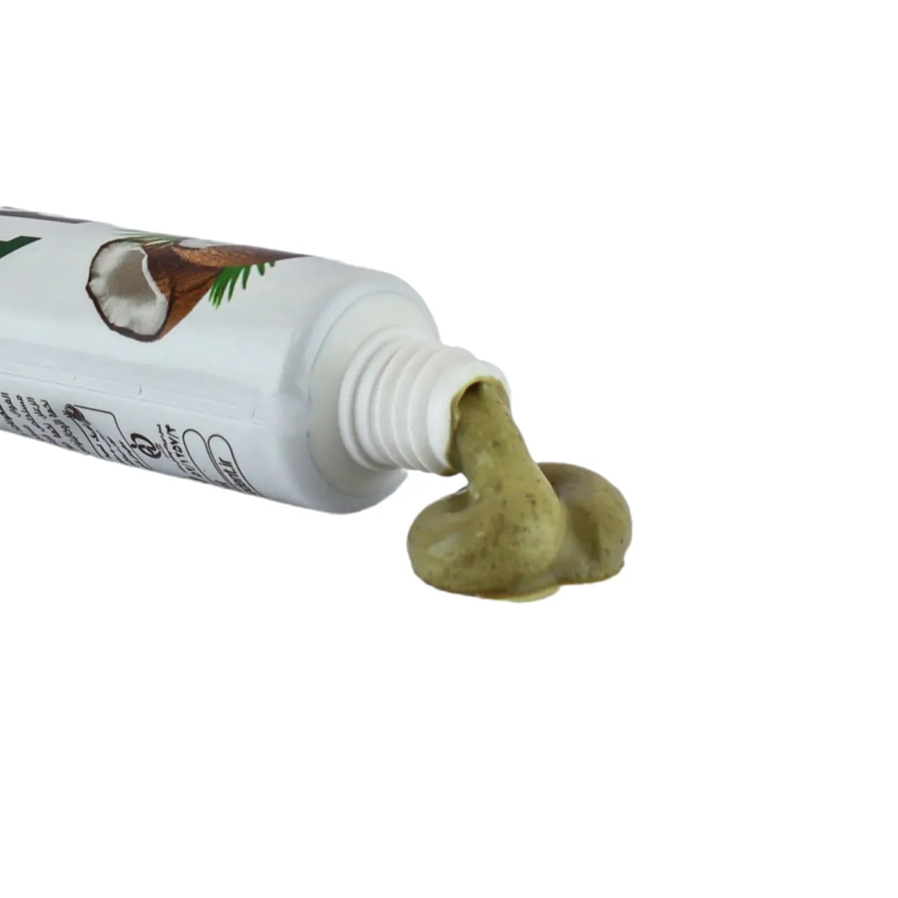 6-خمیردندان حاوی طعم دهنده طبیعی نارگیل آلبودنت - حجم 50 میل-Albodent Natural Toothpaste – Coconut Flavor _ Fluoride-Free-مسواکالا مسواک کالا - mesvakala