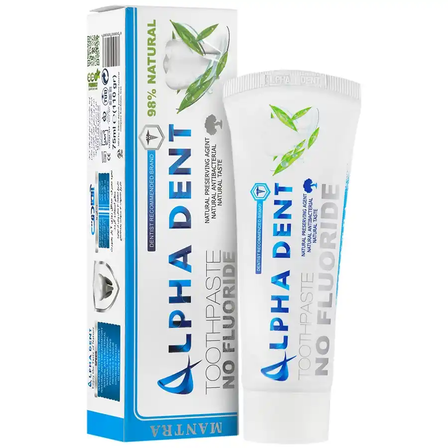 6-خمیردندان طبیعی آلفادنت مدل مانترا بدون فلوراید-ALPHADENT Natural Toothpaste – MANTRA (Fluoride Free)-مسواک کالا-مسواکالا-mesvakala