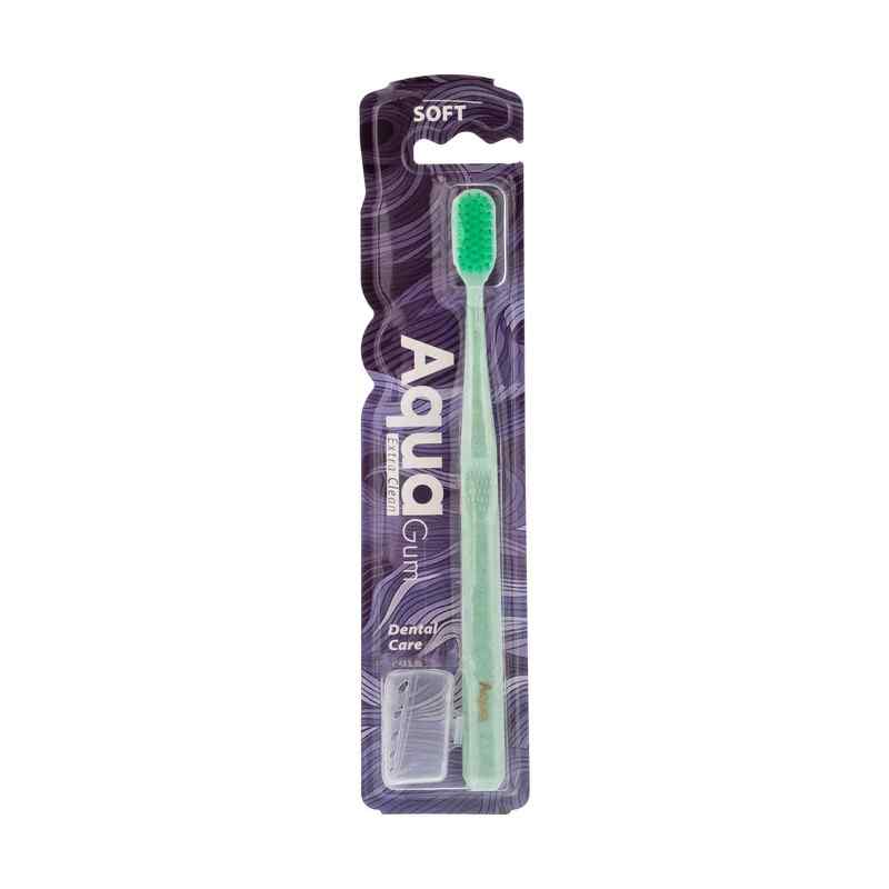 8 مسواک آکواگام مدل Extra Clean- برس نرم AquaGum Extra Clean Toothbrush_Soft مسواکالا مسواک کالا mesvakala