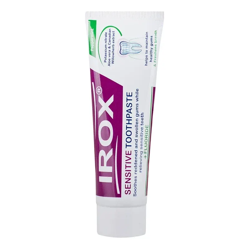 1 خمیردندان حساس ایروکس (ملایم) 100grIROX Sensitive Toothpaste 100grمسواکالا مسواک کالا mesvakala