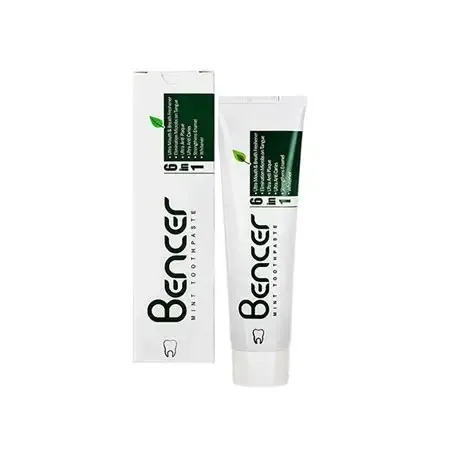 4 خمیردندان بنسرمدل مینت وزن ۸۰ گرم Bencer Mint Toothpaste 80g مسواک کالا مسواکالا mesvakala