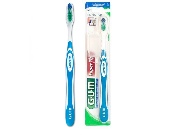 2 مسواک سوپر تیپ جی بو ام g u m super tip toothbrush مسواکالا مسواک کالا mesvakala