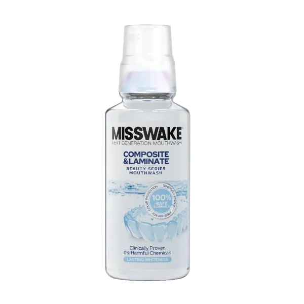 3 دهانشویه لمینت کامپوزیت میسویک misswake composite and laminate mouthwash مسواکالا مسواک کالا mesvakala