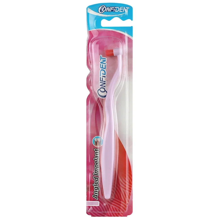 5 مسواک ایمپلنت زاویه دار کانفیدنت مدل Angled Implant confident mesvakala مسواکالا