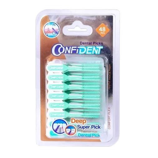 1 خلال بین دندانی کانفیدنت مدل دیپ سوپر پیک confident mesvakala Deep Super Pick مسواکالا